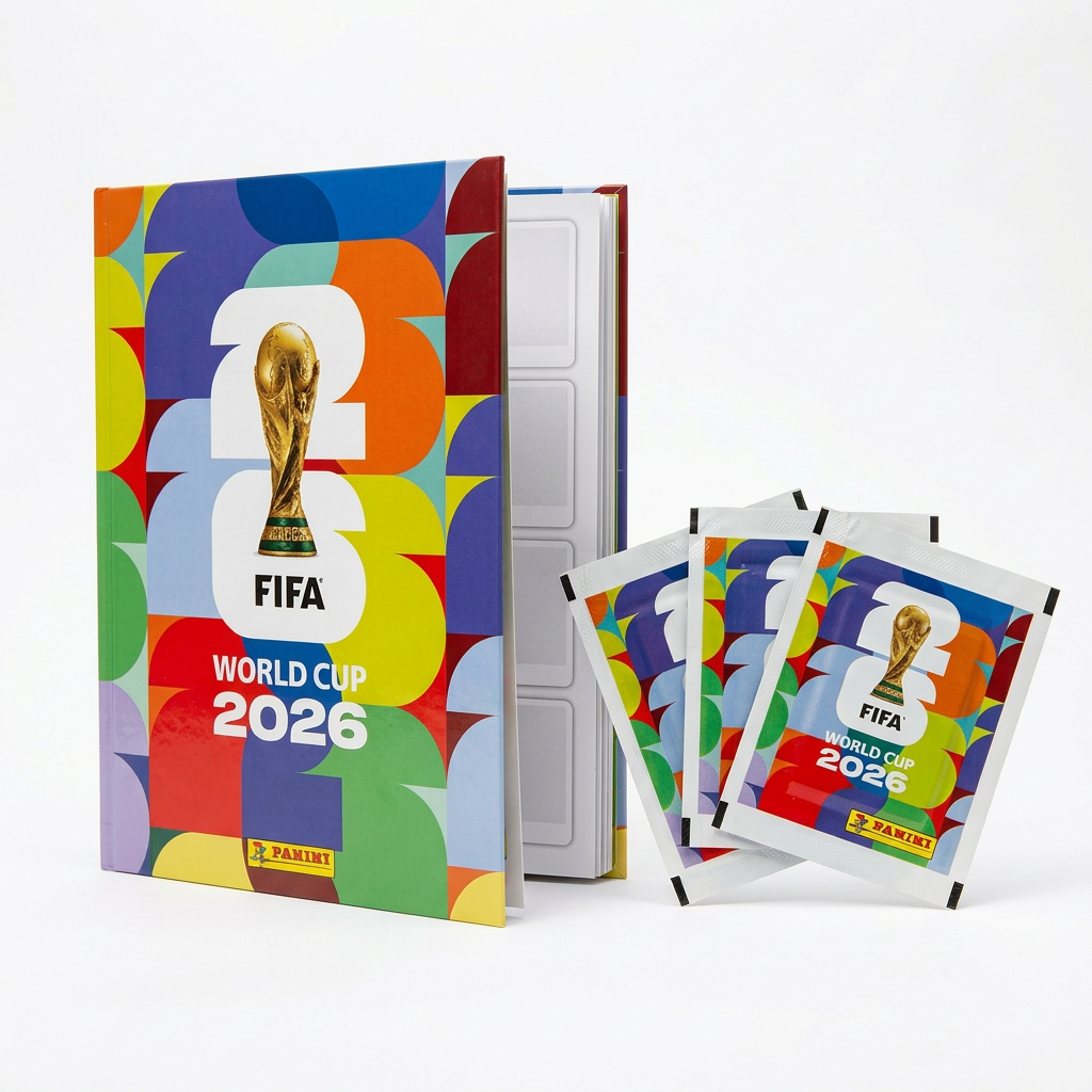 Combo Álbum da Copa 2026 + 15 Envelopes