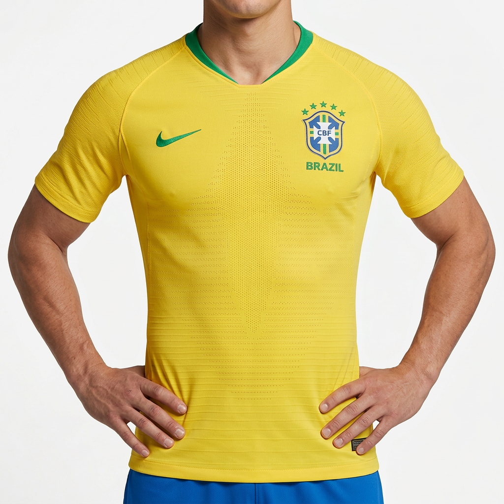 Camisa Brasil Modelo Jogador Slim